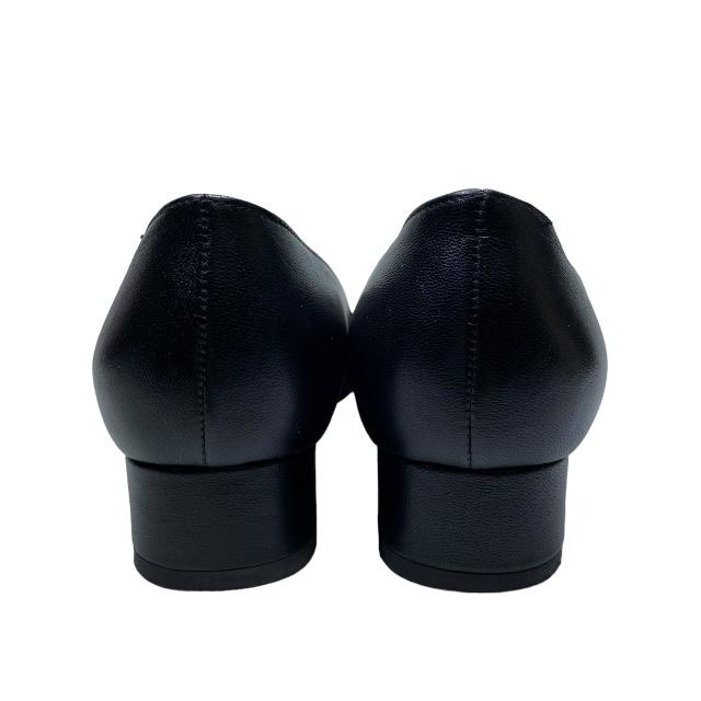 BALLY チャンキーヒール　ブラック　パンプス　２４.5センチ　美品 SALE】Vカットチャンキーヒールパンプス/544311 | 卑弥呼公式