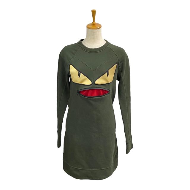 FENDI フェンディ モンスター ワンピース オールインワン タイト ミニ  