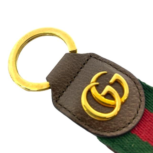 GUCCI オフィディア キーリング シェリーライン キーホルダー チャーム グッチ(GUCCI)グッチ オフィディア シェリーライン キーホルダー