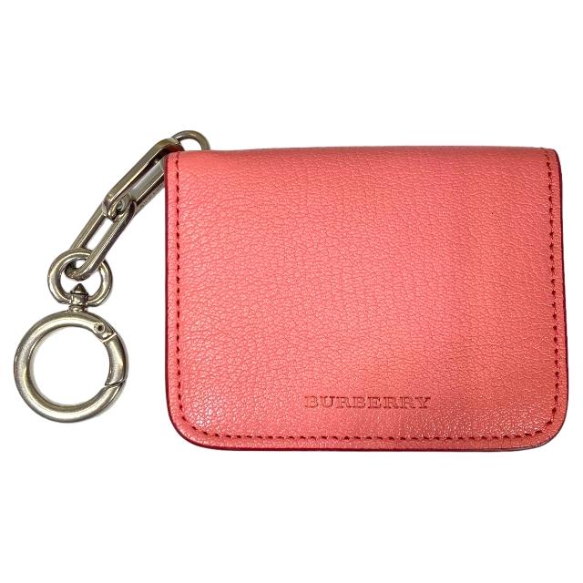 BURBERRY バーバリー 二つ折り カードケース 名刺入れ レザー ロゴ