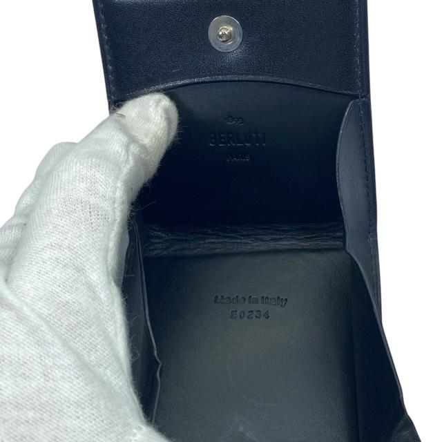 Berluti ベルルッティ スクリットレザー カリグラフィ コインパース Berluti(ベルルッティ) ワパ スクリットレザージップ付きコイン