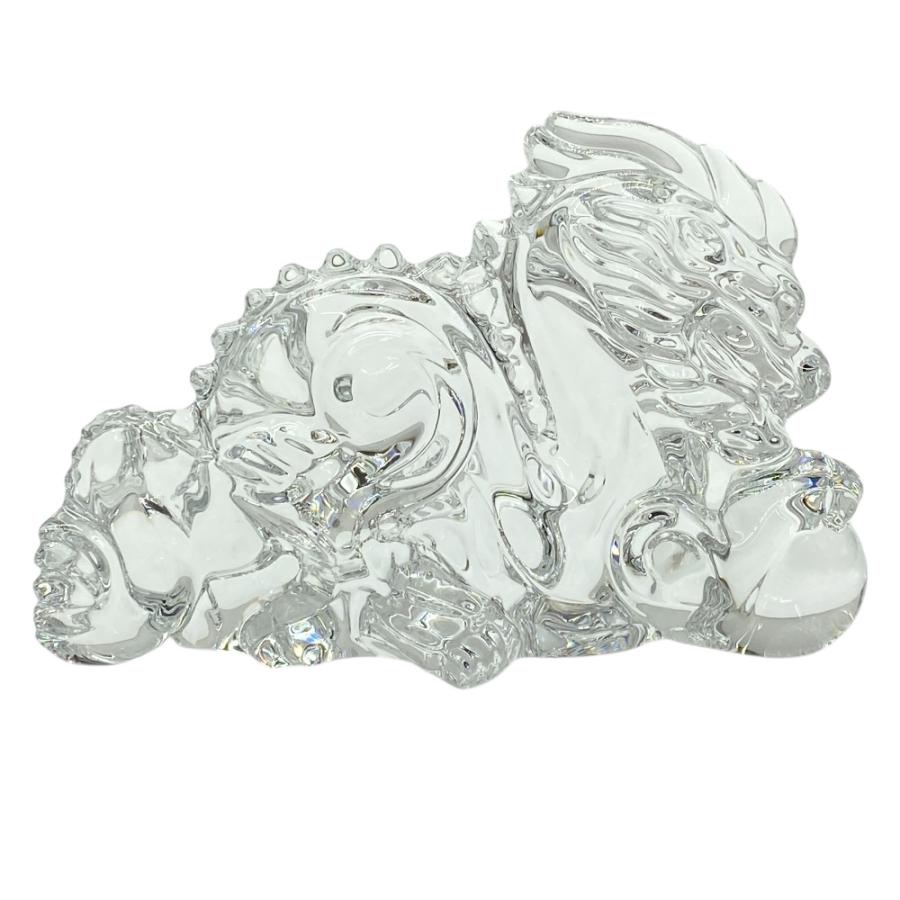 美品 バカラ 辰 龍 干支 置物 クリスタル ガラス Baccarat バカラ（Baccarat） オブジェ 置物 インテリア フィギュリン 干支 辰