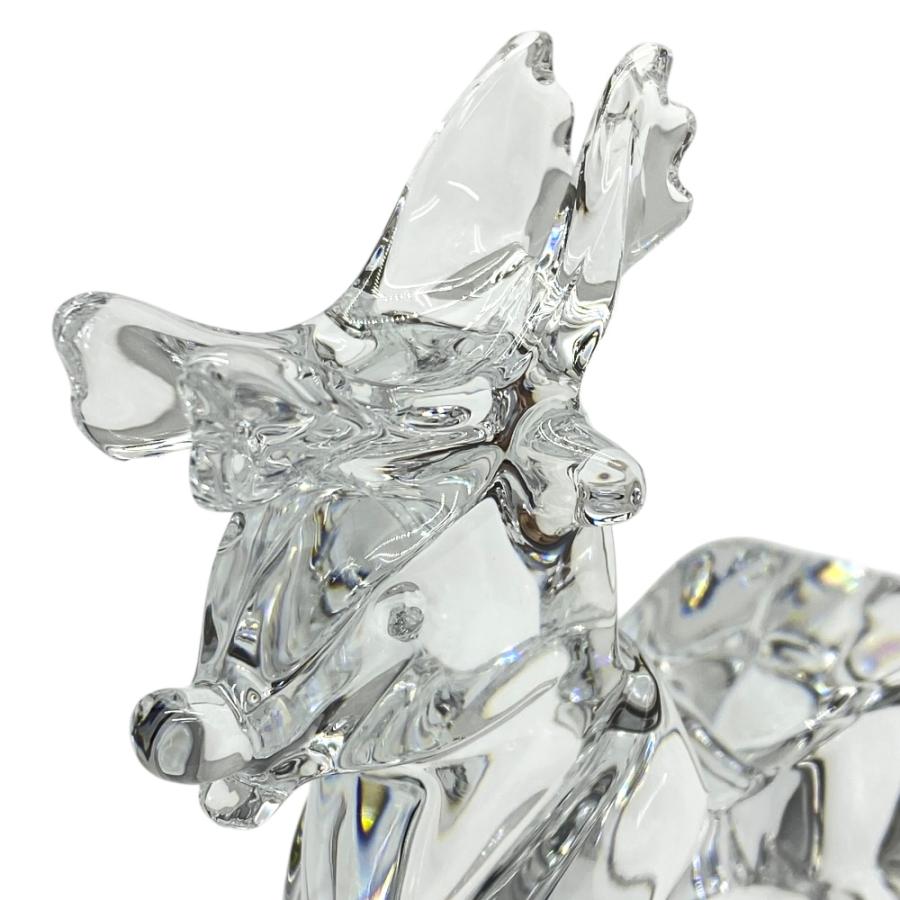 バカラ（Baccarat） オブジェ 置物 インテリア フィギュリン トナカイ