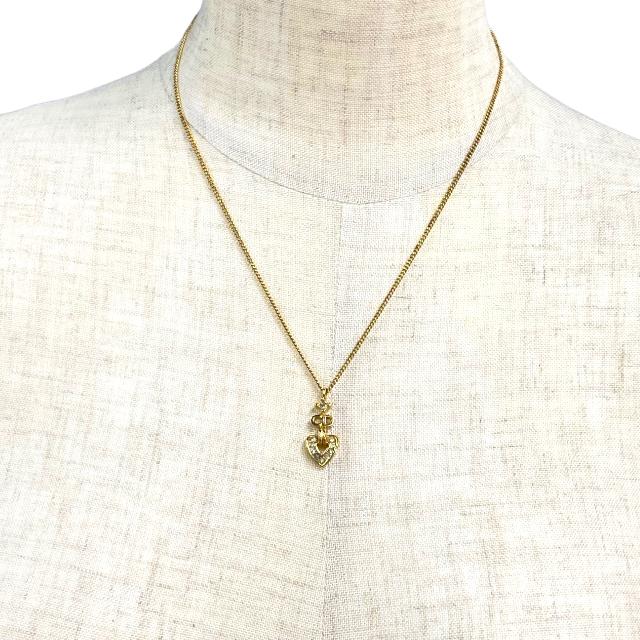 Christian Dior クリスチャン ディオール CD ロゴ ネックレス