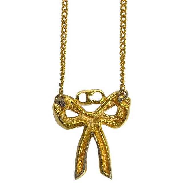 Christian Dior クリスチャン ディオール CD ロゴ ネックレス