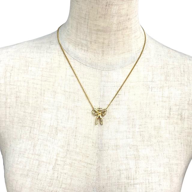 Christian Dior クリスチャン ディオール CD ロゴ ネックレス