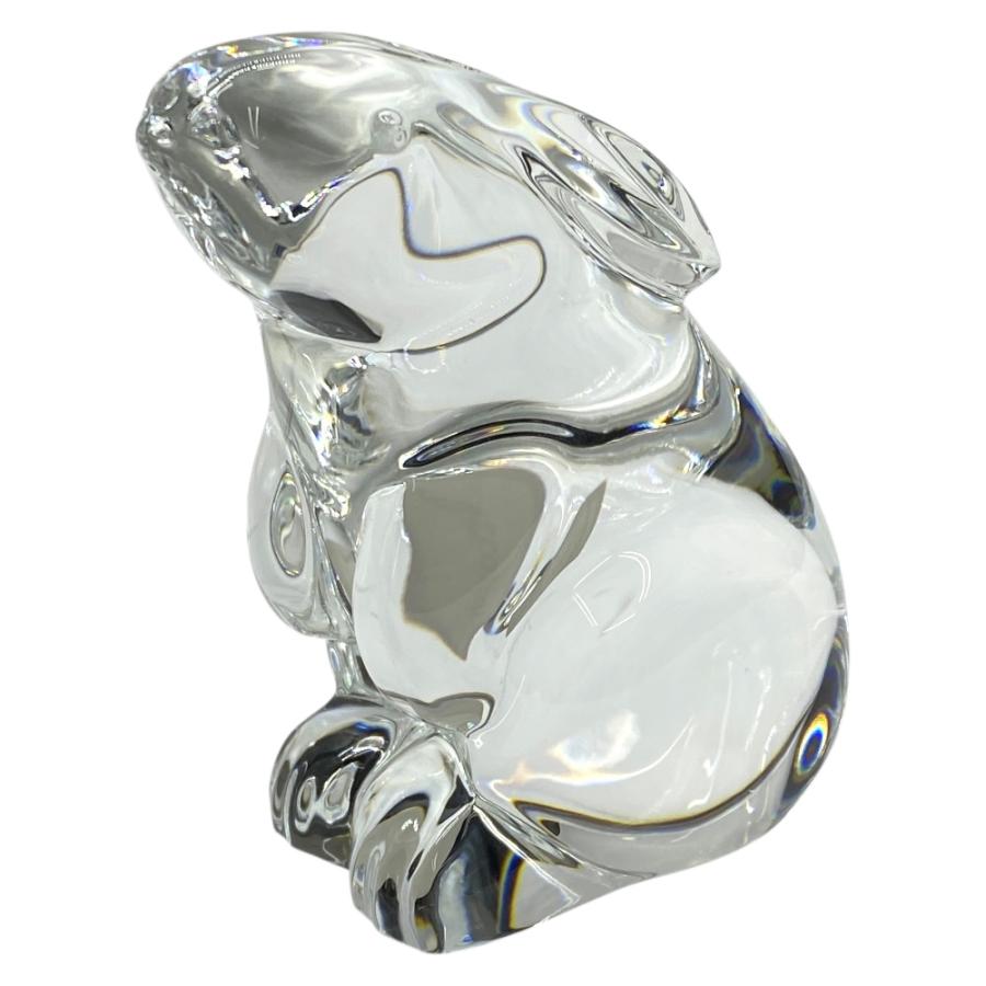 バカラ オブジェ 置物 インテリア フィギュリン 干支 うさぎ ウサギ 兎 ラビット クリア クリスタル ガラス Baccarat | バカラ