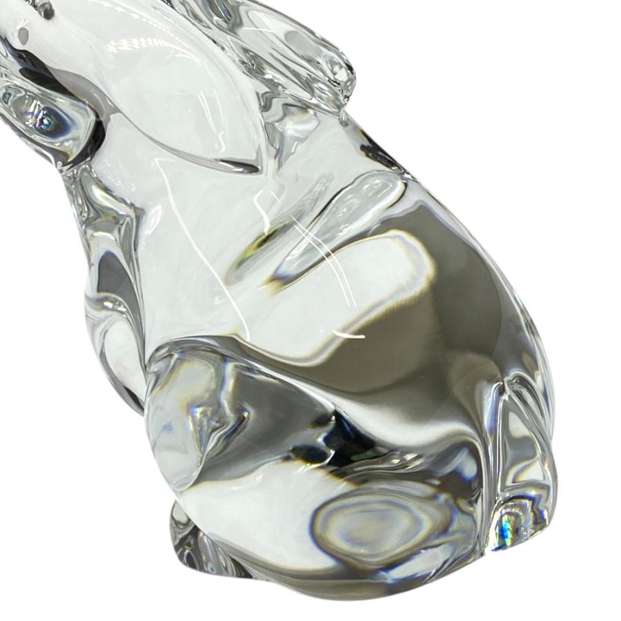 バカラ オブジェ 置物 インテリア フィギュリン 干支 うさぎ ウサギ 兎 ラビット クリア クリスタル ガラス Baccarat | バカラ | 06