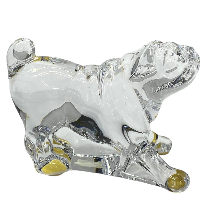 バカラ オブジェ 置物 インテリア フィギュリン 置物 干支 犬 ドッグ ブルドッグ ボストンテリア クリア クリスタル ガラス Baccarat | バカラ | 03