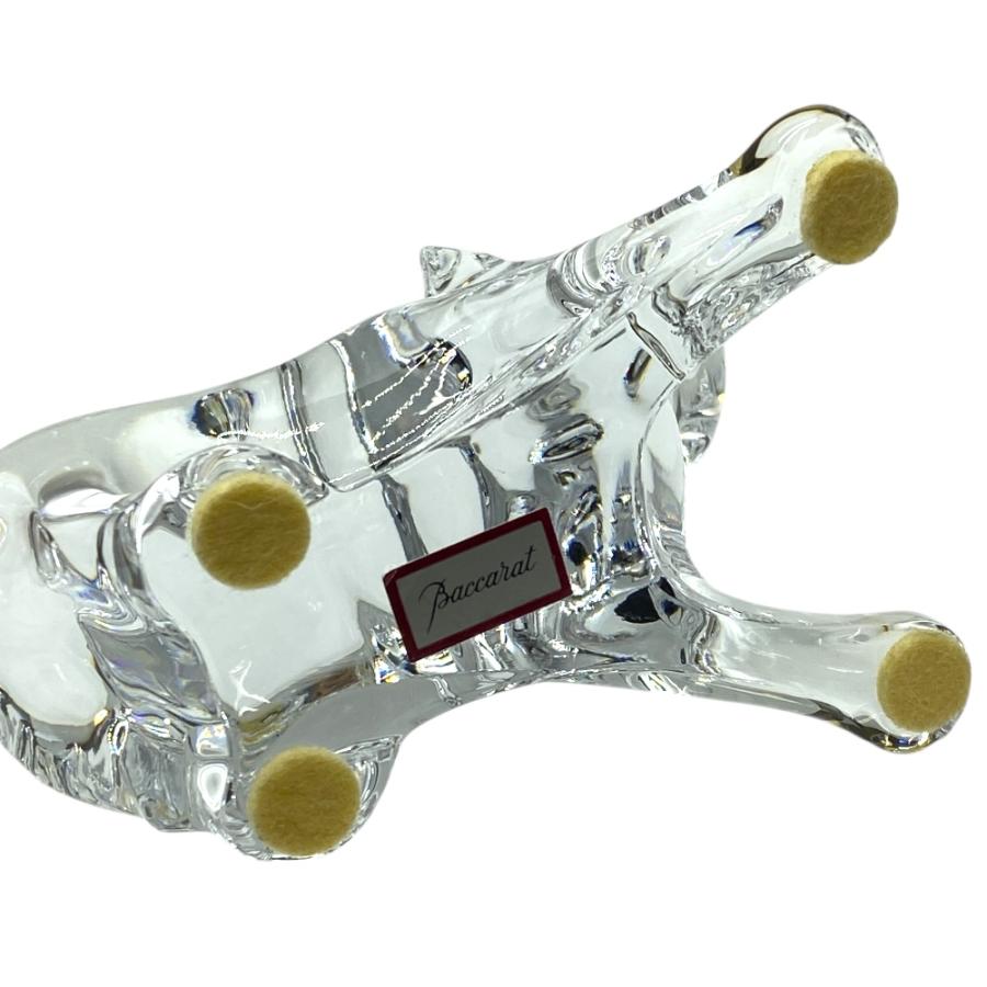 バカラ オブジェ 置物 インテリア フィギュリン 置物 干支 犬 ドッグ ブルドッグ ボストンテリア クリア クリスタル ガラス Baccarat | バカラ | 09