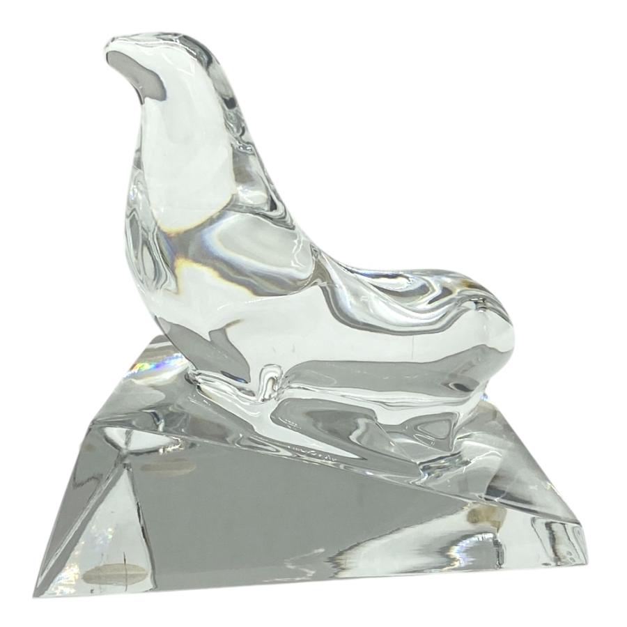 バカラ オブジェ 置物 インテリア フィギュリン 置物 アシカ アザラシ オットセイ クリア クリスタル ガラス Baccarat | バカラ | 01