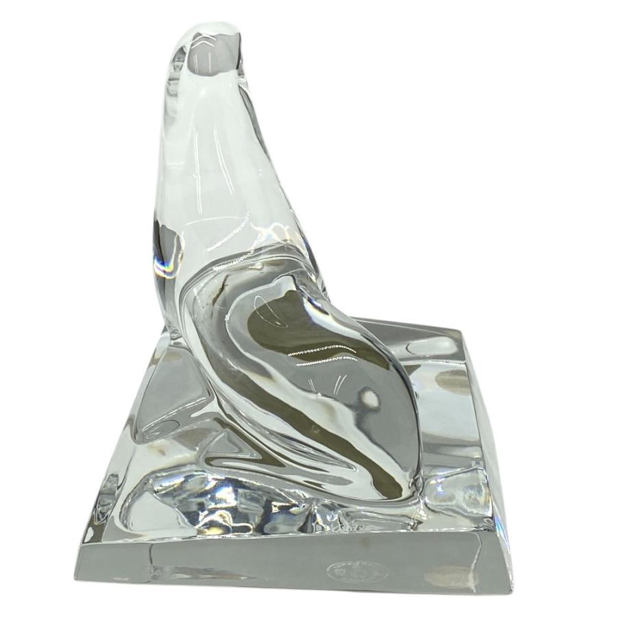 バカラ オブジェ 置物 インテリア フィギュリン 置物 アシカ アザラシ オットセイ クリア クリスタル ガラス Baccarat | バカラ | 02