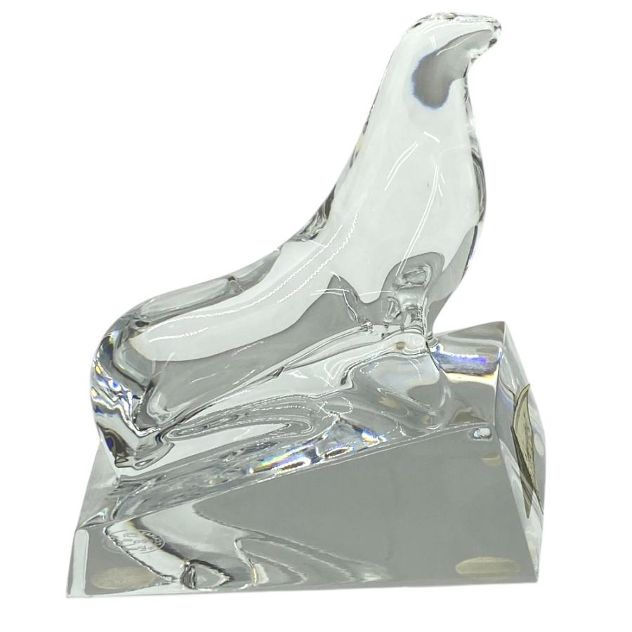 バカラ オブジェ 置物 インテリア フィギュリン 置物 アシカ アザラシ オットセイ クリア クリスタル ガラス Baccarat | バカラ | 03