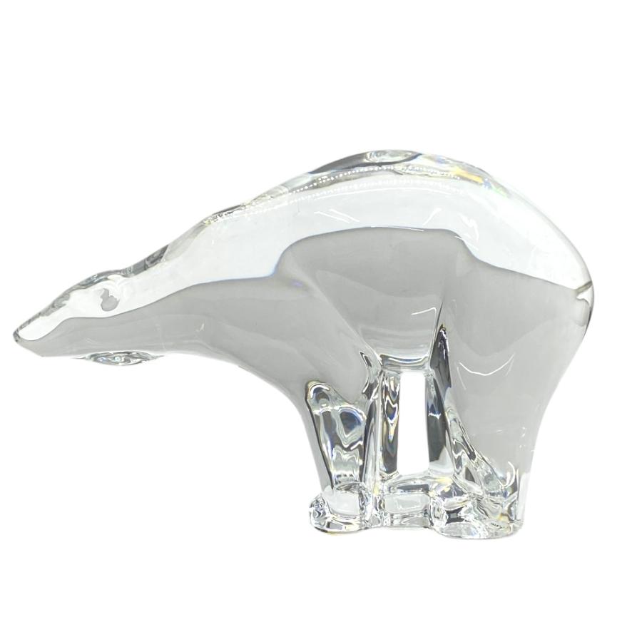 バカラ オブジェ 置物 インテリア フィギュリン ポーラベア シロクマ 白くま クリア クリスタル ガラス Baccarat | バカラ