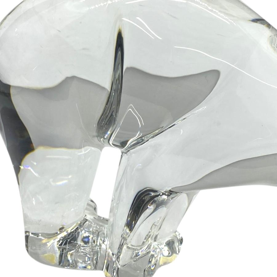 バカラ オブジェ 置物 インテリア フィギュリン ポーラベア シロクマ 白くま クリア クリスタル ガラス Baccarat | バカラ | 04