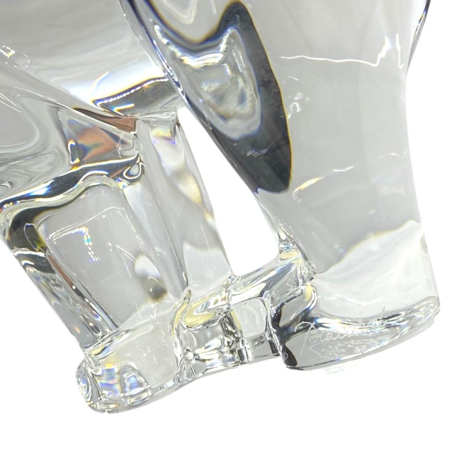 バカラ オブジェ 置物 インテリア フィギュリン ポーラベア シロクマ 白くま クリア クリスタル ガラス Baccarat | バカラ | 05