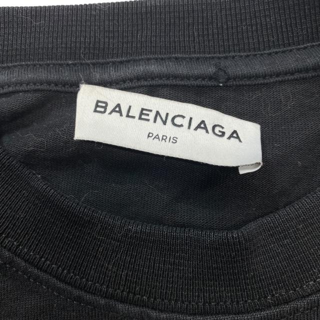 BALENCIAGA バレンシアガ 長袖 トップス Tシャツ ロンT ロゴ コットン