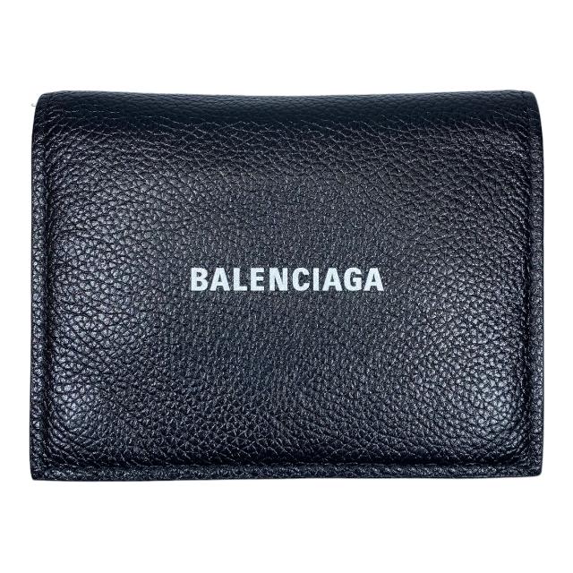 即日発送 値下げ 中古品 BALENCIAGA バレンシアガ 三つ折り財布