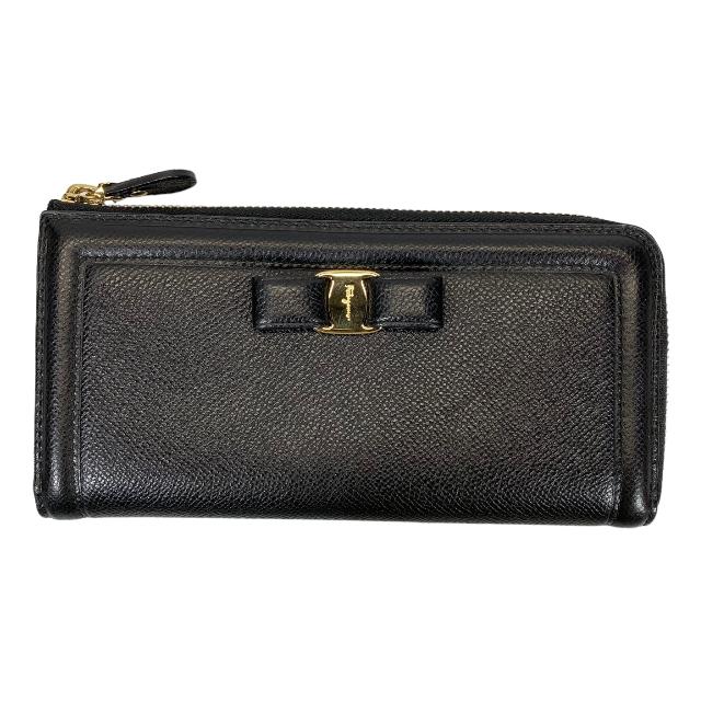 通常在庫品 フェラガモ ヴァラリボン 長財布 財布 ロングウォレット L