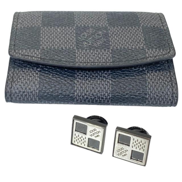 LOUIS VUITTON ルイヴィトン M64193 ダミエ カフス カフスボタン