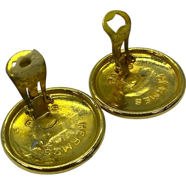 HERMES エルメス ペガサス イヤリング アクセサリー 小物 GP