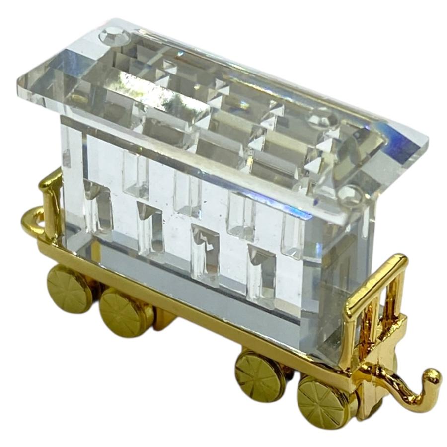 美品スワロフスキー　クリスタルメモリーズ　 トレインオブジェフィギュリン置物列車 SWAROVSKI（スワロフスキー） クリスタルメモリーズ トレイン オブジェ