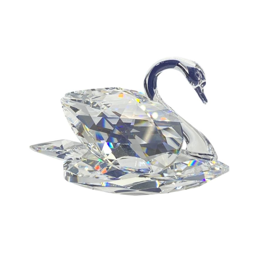 【即日発送】スワロフスキー　クリスタル　置物　白鳥　スワン SWAROVSKI（スワロフスキー） スワン 白鳥 オブジェ フィギュリン