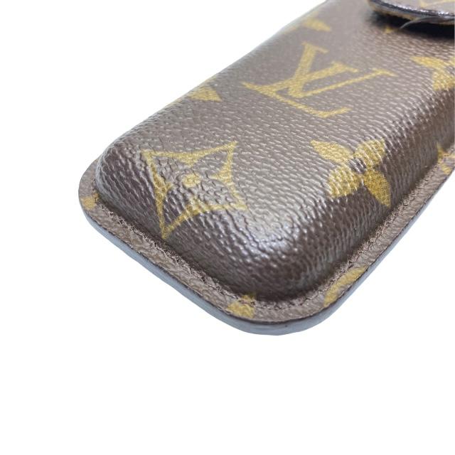 LOUIS VUITTON ルイ ヴィトン M63050 エテュイ テレフォン ジャポン 携帯ケース IQOS ケース アイコスケース モノグラム レザー ブラウン｜econext｜04