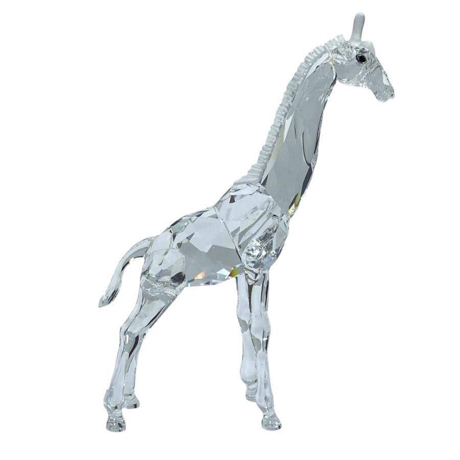 SWAROVSKI スワロフスキー クリスタル ベビーキリン 置物 SWAROVSKI（スワロフスキー） フィギュリン ベビーキリン 2005年廃盤