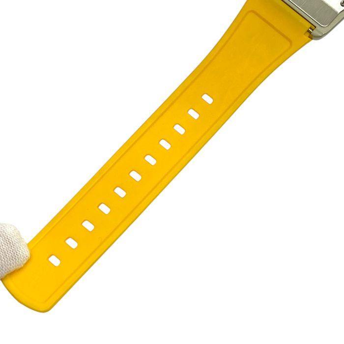 稼働品 カシオ データバンク 腕時計 時計 クォーツ デジタル 電卓 ラバー イエロー DBC-32　CASIO | CASIO | 08