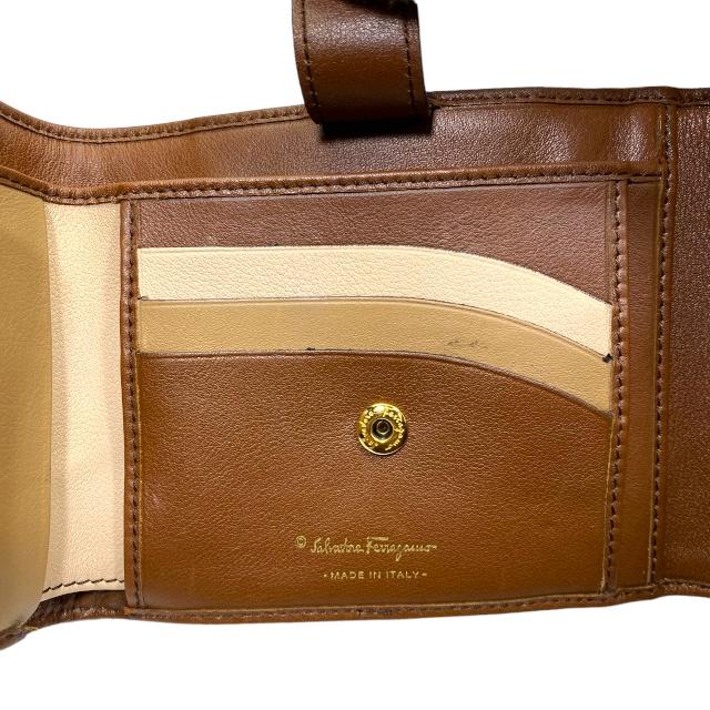 Salvatore Ferragamo フェラガモ ガンチーニ ショルダーウォレット 