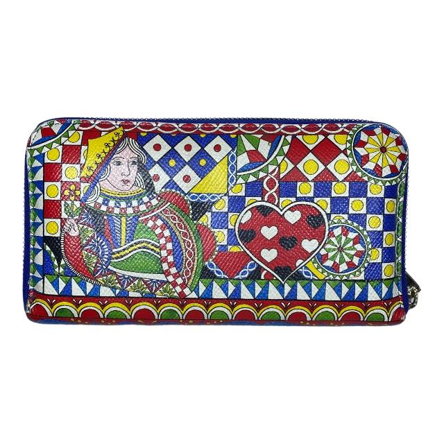 DOLCE＆GABBANA ドルチェ&ガッバーナ ドルガバ D&G レザー ラウンド