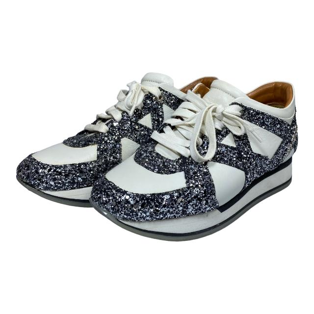 JIMMY CHOO ジミーチュウ スニーカー 靴 シューズ ロゴ グリッター