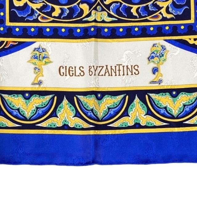 HERMES エルメス スカーフ シルク カレ 90 CIELS BYZANTINS ビザンチン