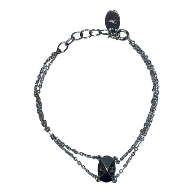 Christian Dior クリスチャンディオール CDロゴ ブレスレット ２連