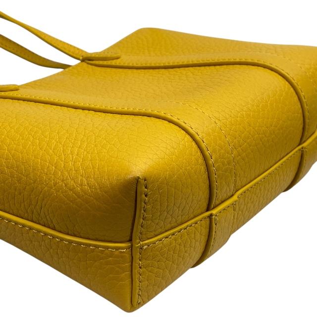 美品 マルベリー スモール アンバリー サッチェル レザー ゴールド金具 イエロー 黄 ショルダーバッグ 0016【中古】MULBERRY マルベリー/ショルダーバッグ/スモール アンバリーサッチェル/ダブル