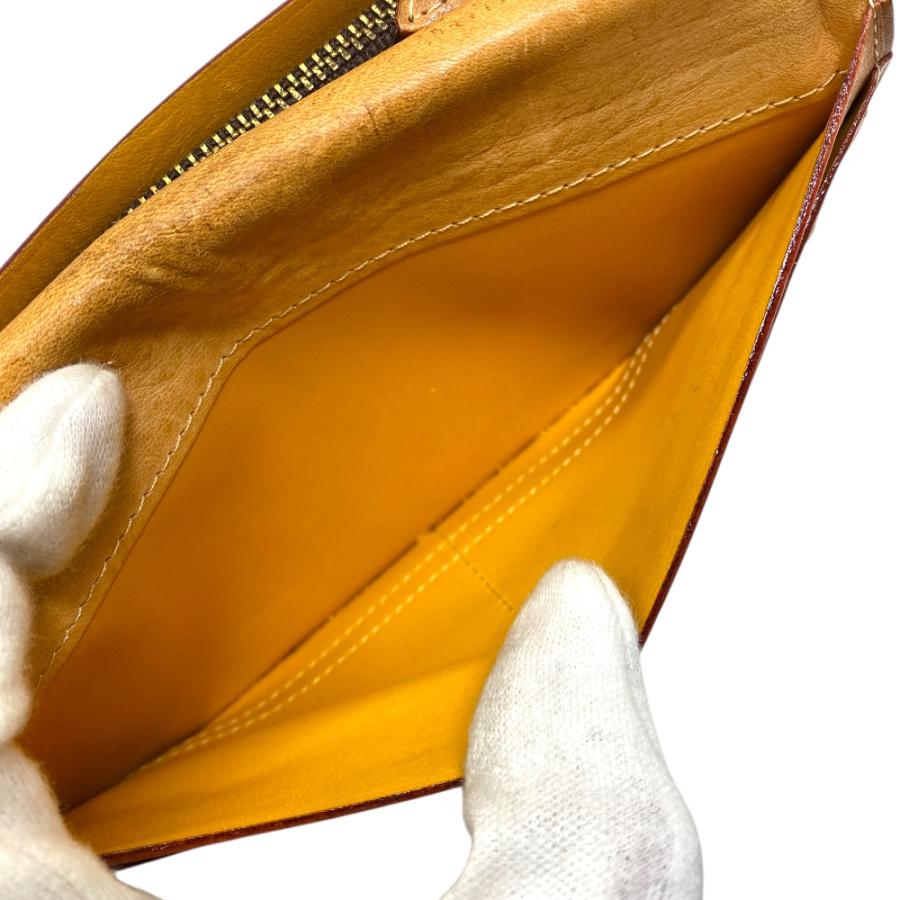 ガンゾ コードバン 財布 長財布 二つ折り 小銭入れ付き ロゴ レザー ダーク ブラウン GANZO | GANZO | 09