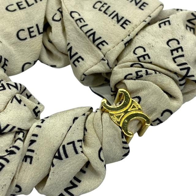 CELINE セリーヌ マカダム ヘアアクセサリー アクセサリー シュシュ