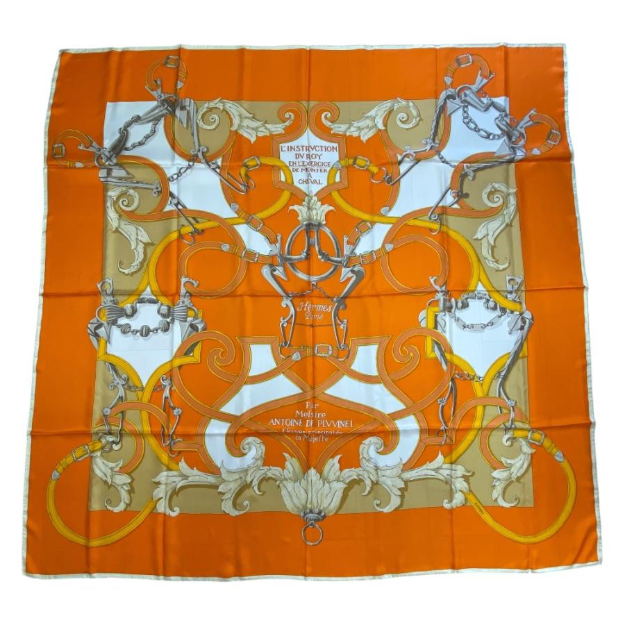 美品　Hermès　エルメス　スカーフ　ストール　カレ140 HERMES（エルメス） 美品 スカーフ カレ140 大判 ストール