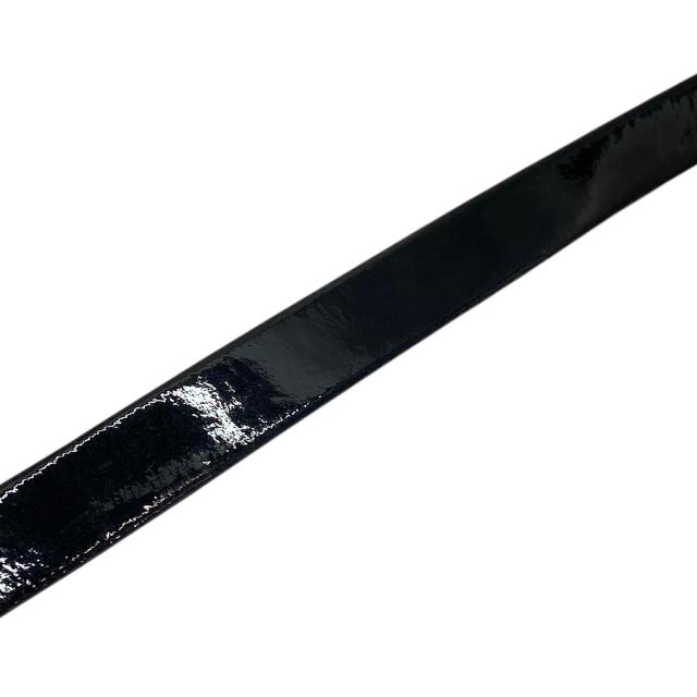 CHANEL パテント　ロゴベルト　お値下げ中 シャネル ロゴプレート ラインストーンベルト B15S - TAK2500702