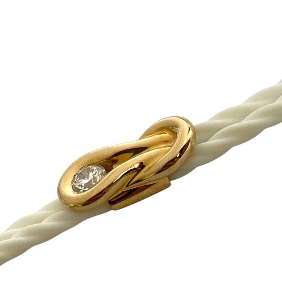 FOREVERMARK フォーエバーマーク エンコルディア コードブレスレット バングル アクセサリー K18 ダイヤモンド 0.16ct ホワイト系_2