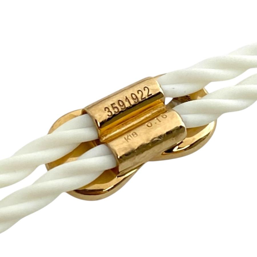 FOREVERMARK フォーエバーマーク エンコルディア コードブレスレット バングル アクセサリー K18 ダイヤモンド 0.16ct ホワイト系_3