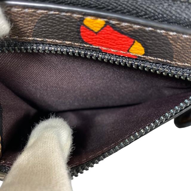 未使用】COACH コーチ CE708 シグネチャー ピーナッツ コラボ ジップ