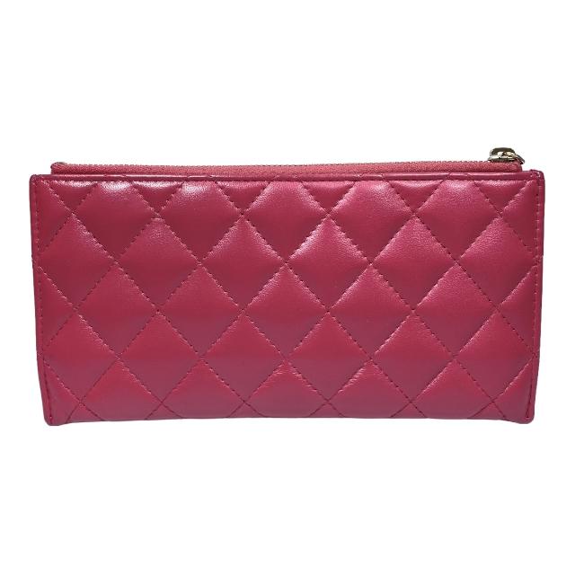 CHANEL シャネル スリムウォレット 長財布 ポーチ ココマーク ラウンド