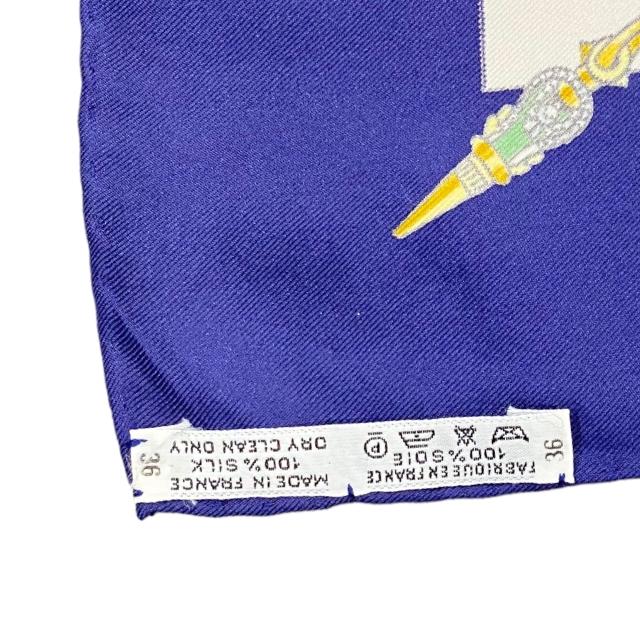 HERMES エルメス カレ90 parmi les fleurs je compt 花の中で過ごす