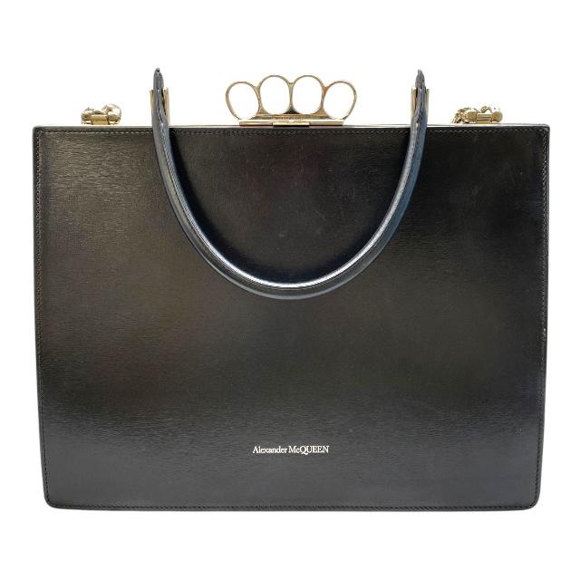アレキサンダーマックイーン　ハンドバッグ　レザー Alexander McQueen アレキサンダー・マックイーン グリップ