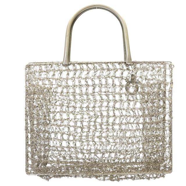 フェラガモFerragamo バックシルバー2way