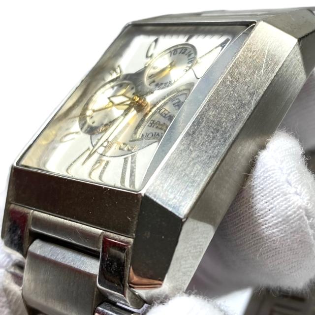 POLICE ポリス 10966M サイドアベニュー 腕時計 時計 シルバー ゴールド クォーツ ロゴ メンズ 日付機能