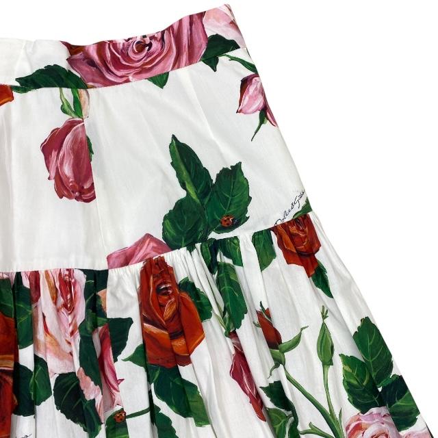 DOLCE&GABBANA 花柄 フリル スカート DOLCE&GABBANA（ひざ丈スカート）のフリマアイテム一覧
