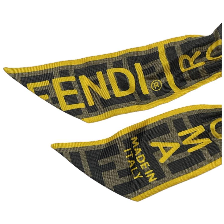 FENDI　フェンディ　ズッカ柄　ラッピー　リボンスカーフ　FFロゴ　スカーフ FENDI（フェンディ） ラッピー スカーフ リボンスカーフ FFロゴ ズッカ